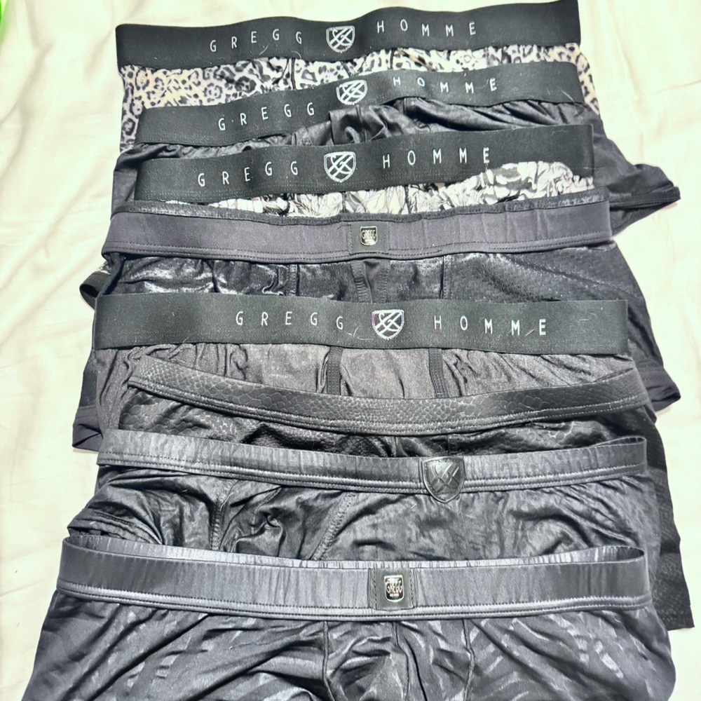 8 pairs of Gregg Homme trunks Xl